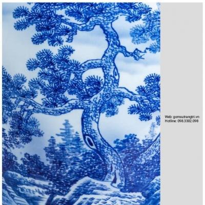 MAI BÌNH TÍCH LỘC VẼ TAY SƠN THỦY